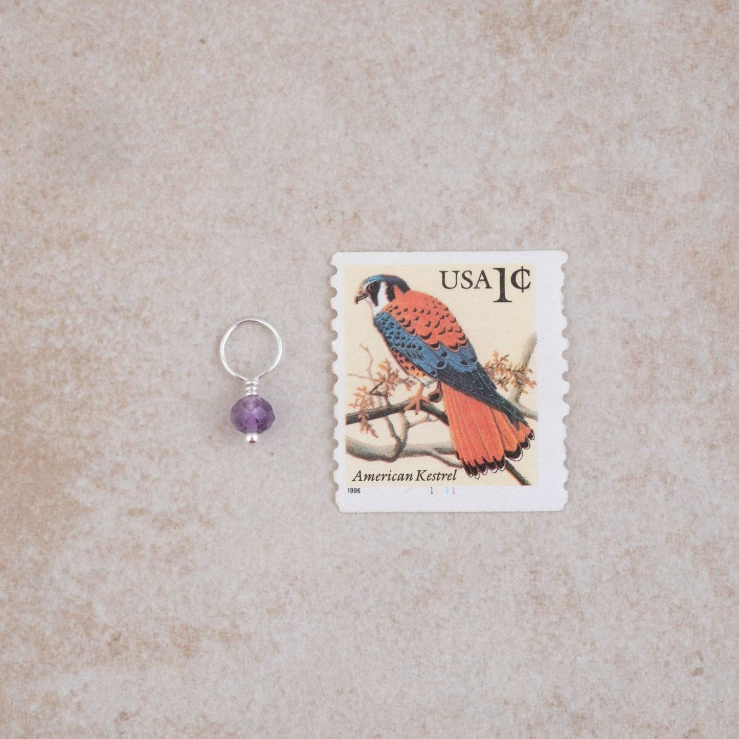 Holly Lane Amethyst charm