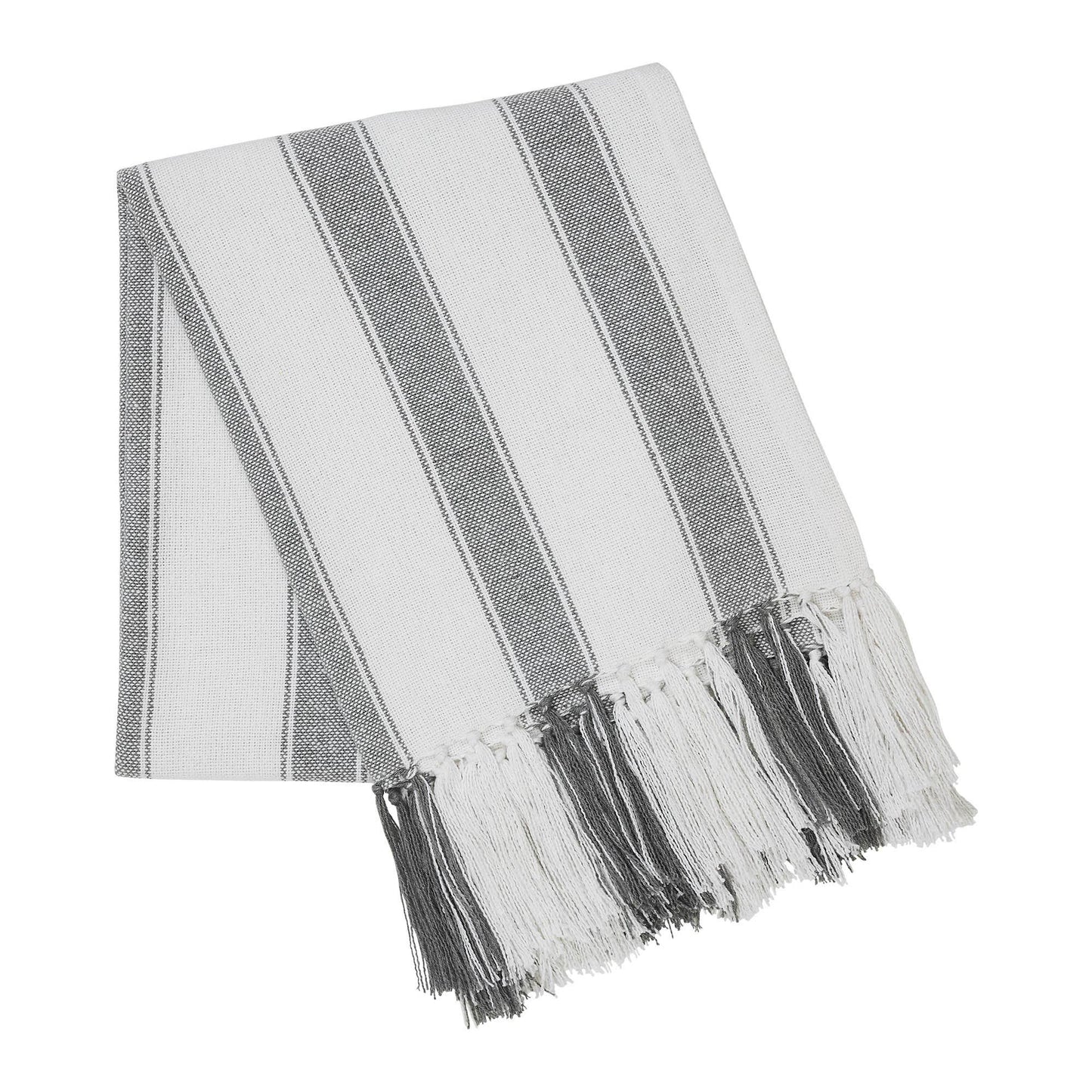 Grace Grain Sack Stripe Woven Throw