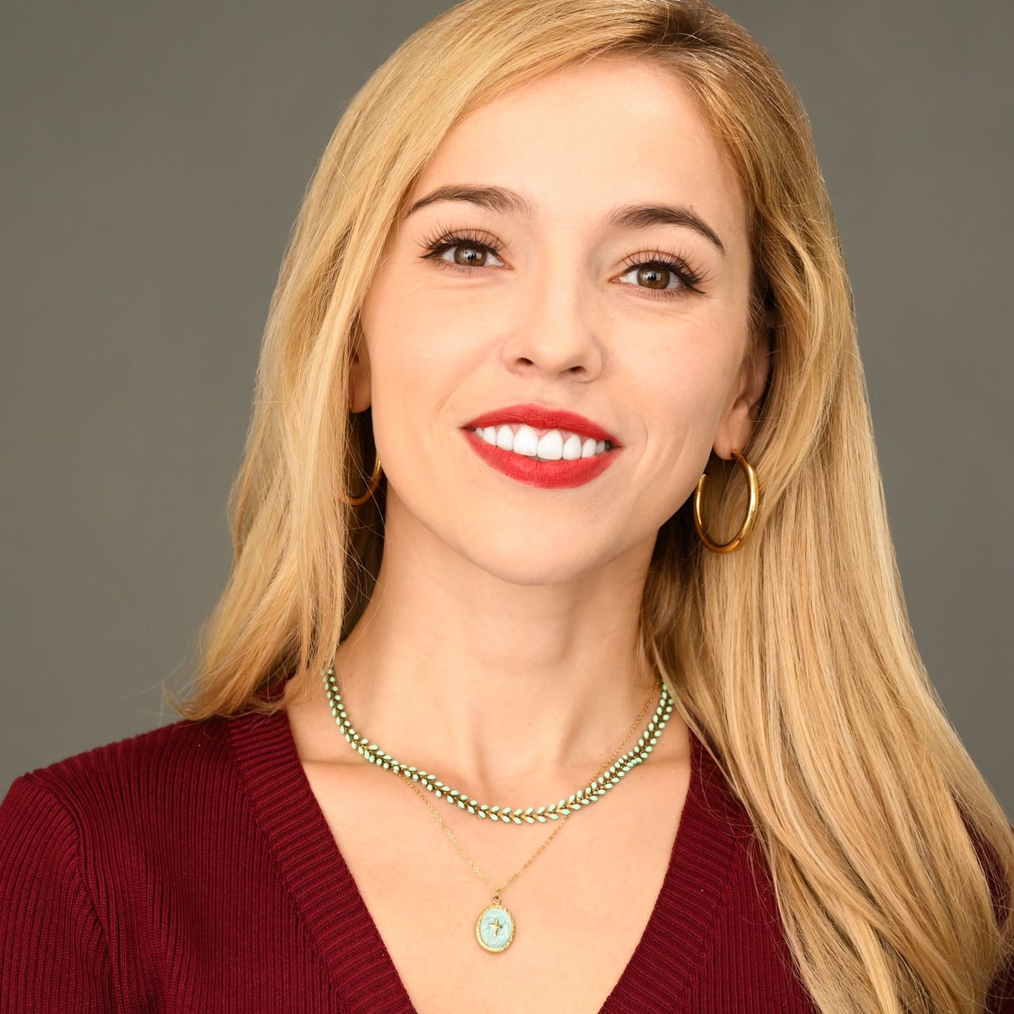 Starfish Project- Shine Bright Cross Pendant in Mint