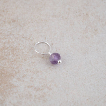 Holly Lane Amethyst charm