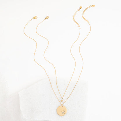 Starfish Project- Community Gold Starfish Necklace Set