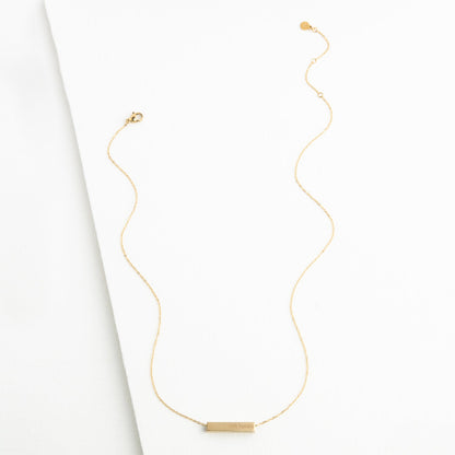 Starfish Project- Walk Humbly Bar Necklace