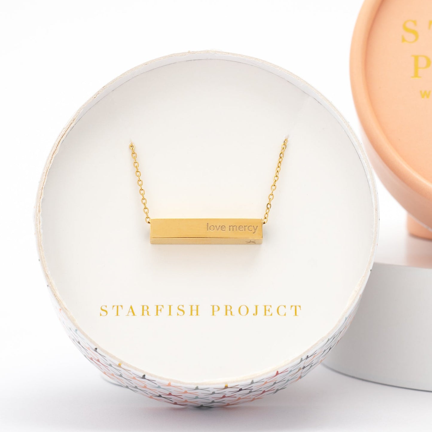 Starfish Project- Walk Humbly Bar Necklace