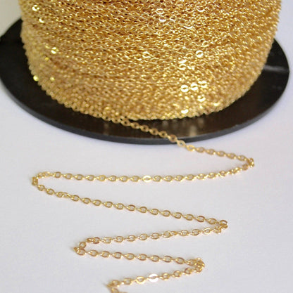14K Gold Filled Cable Chain
