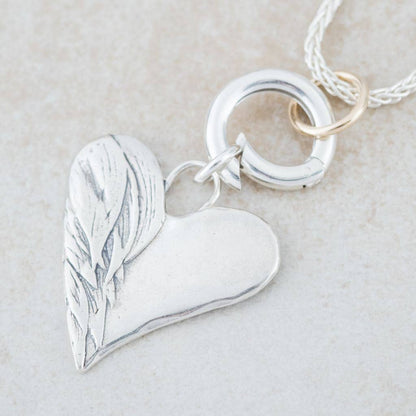Holly Lane Round Sterling Silver and Gold Filled Pendant Clasp