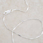 Holly Lane Elegant Sterling Silver Bar Chain Necklace 18”