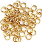 14K Gold Filled 4mm Open Jump Rings - 22 Gauge (100pc Pack): 100 pieces