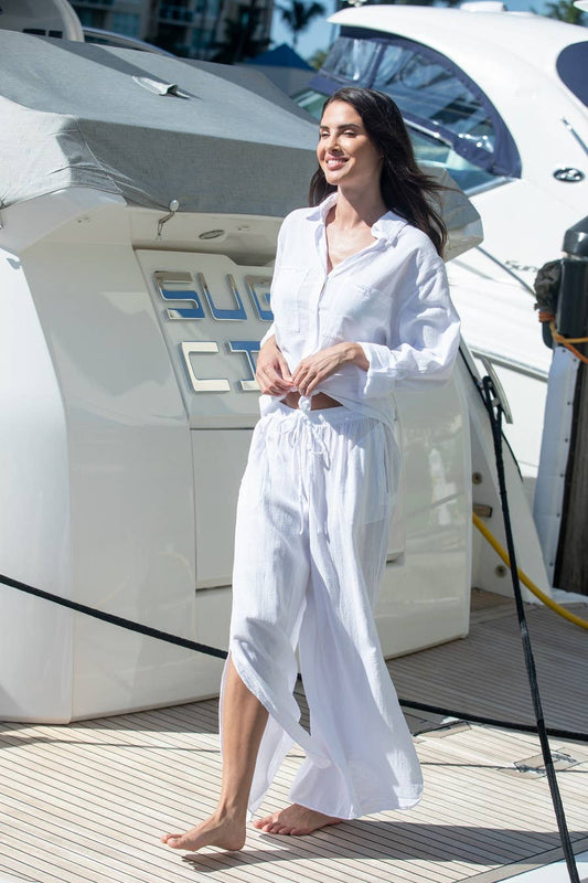 Cotton Natural Thai Pants