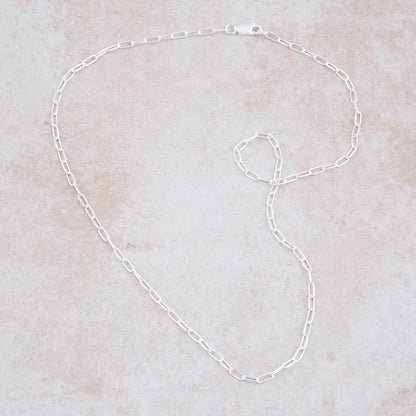 Holly Lane Paperclip Chain 16"