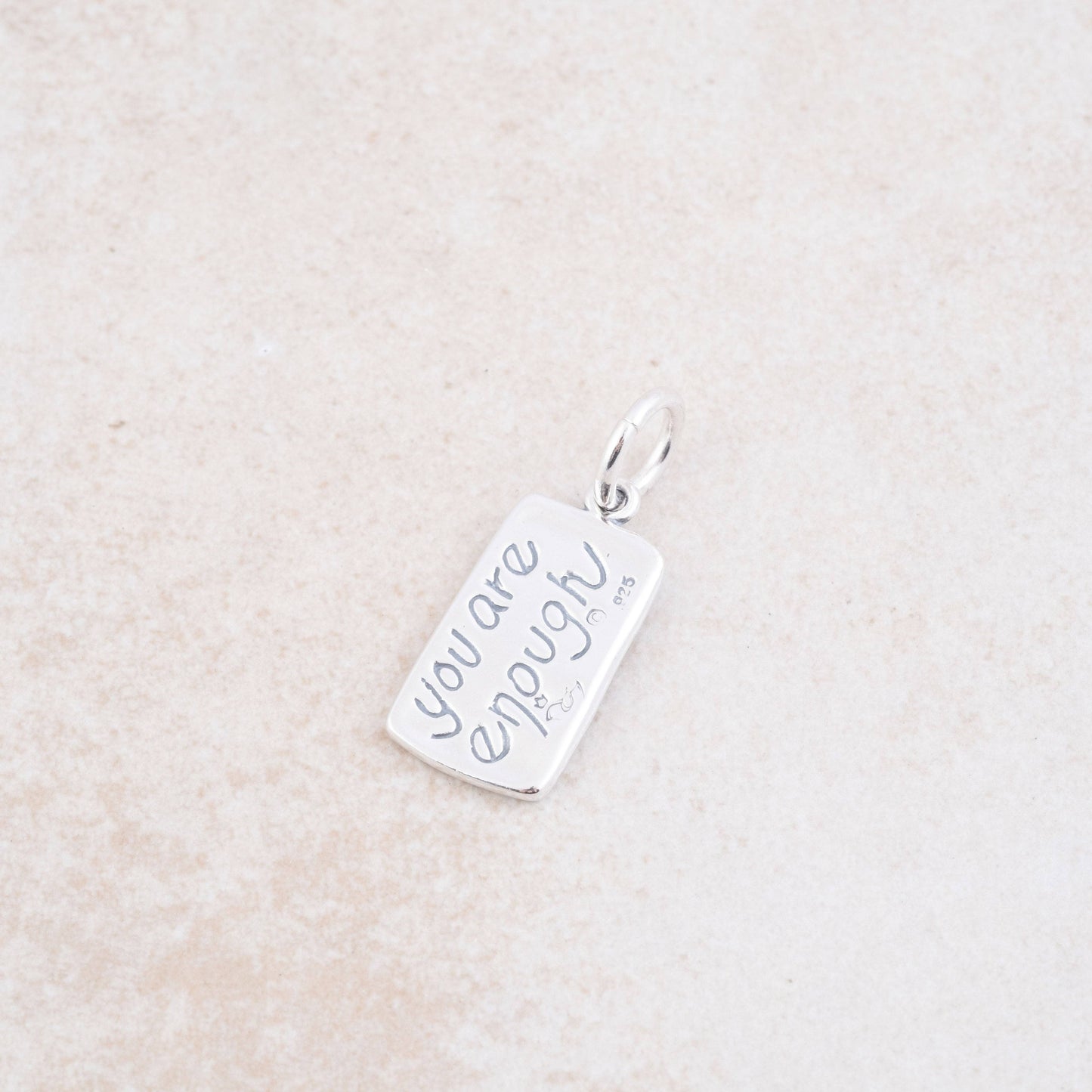 Holly Lane You Are Enough Sterling Silver Pendant