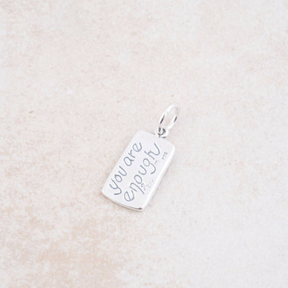 Holly Lane You Are Enough Sterling Silver Pendant