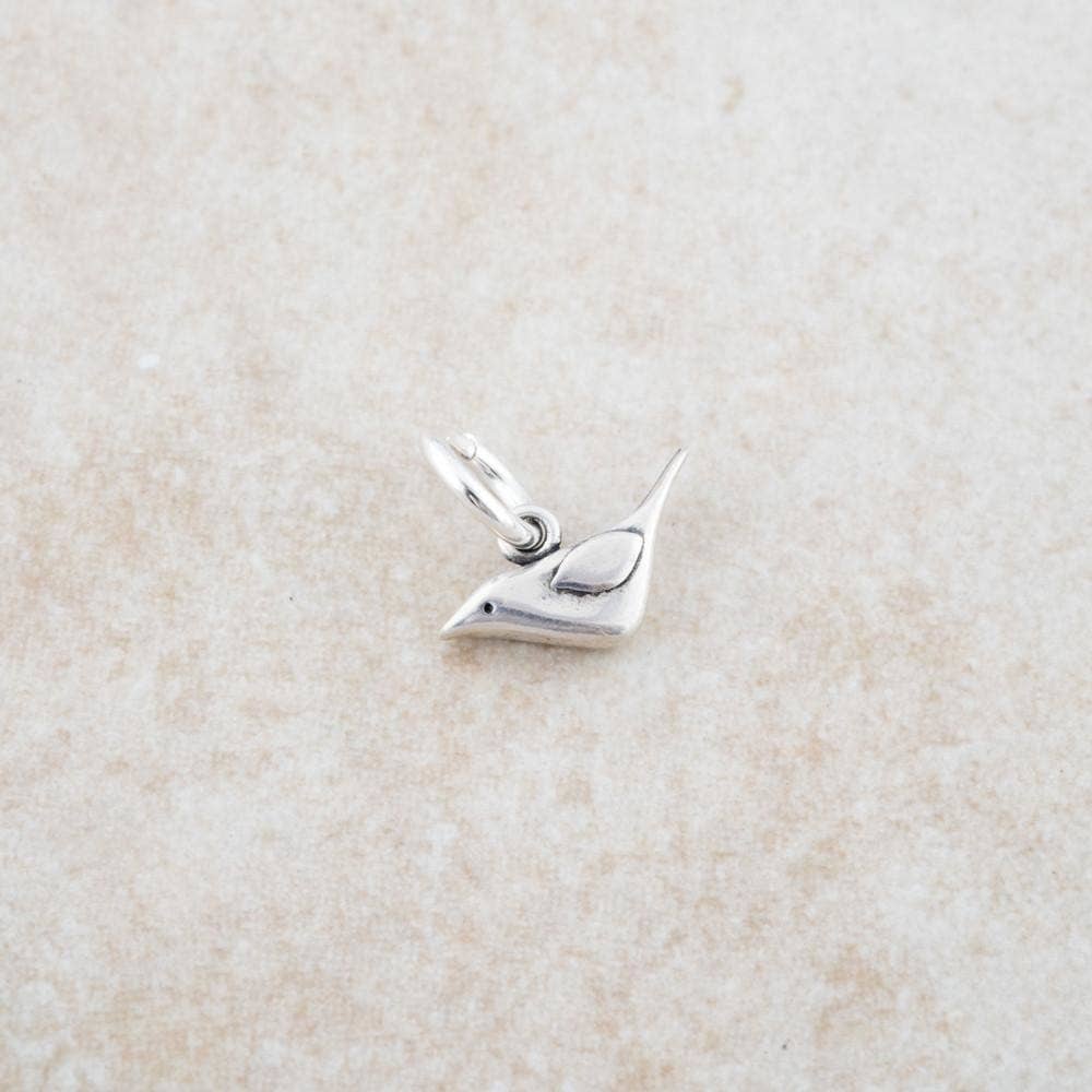Holly Lane Sweet Sparrow Charm: Sterling Silver