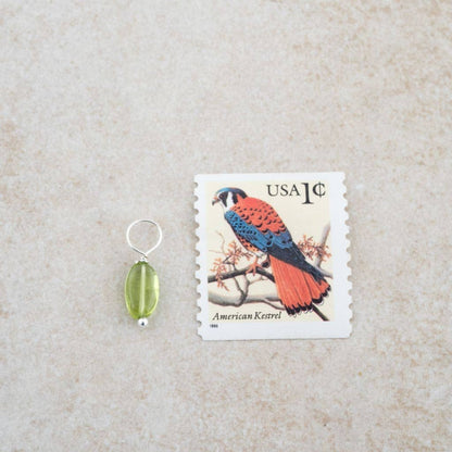 Holly Lane Peridot and Sterling Silver Charm