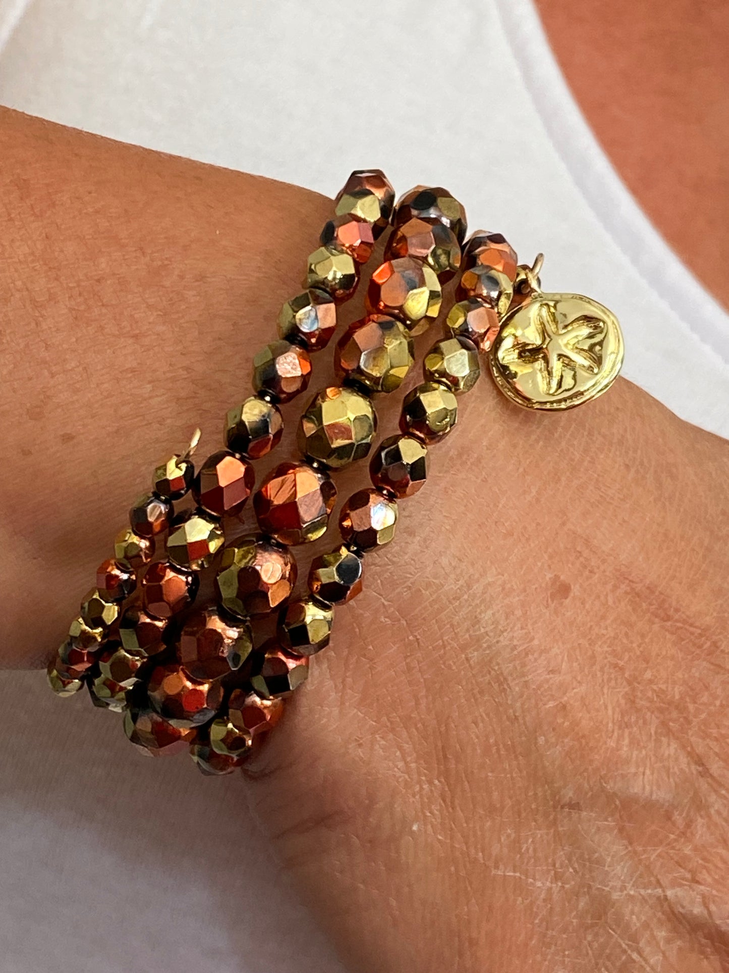 California Gold Rush Wrap Bracelet