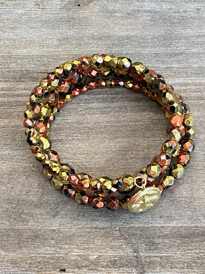 California Gold Rush Wrap Bracelet Mini