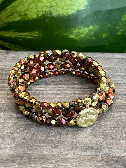 California Gold Rush Wrap Bracelet