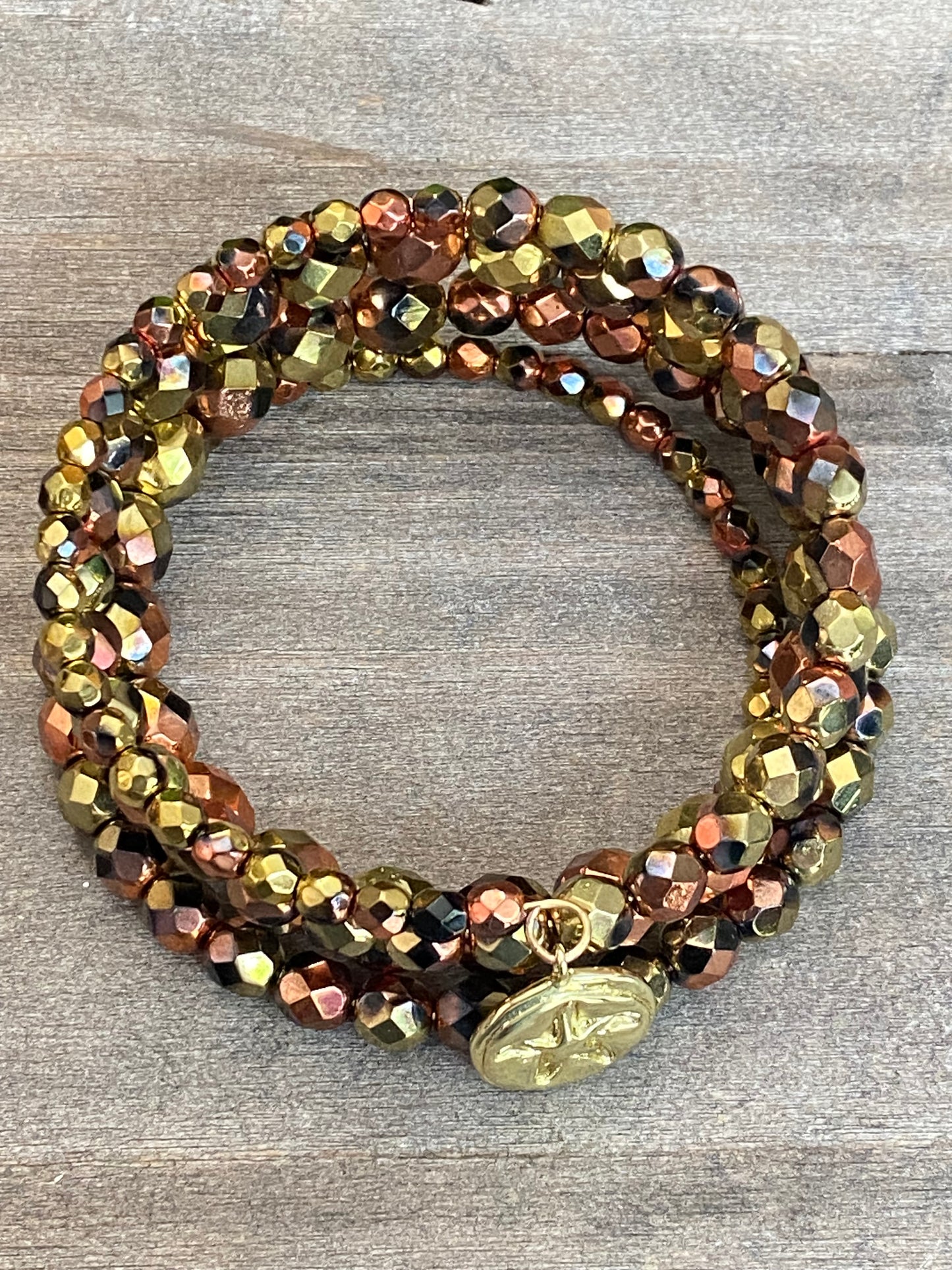 California Gold Rush Wrap Bracelet