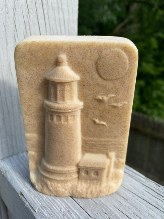 Handcrafted Lighthouse Oatmeal Soap Bar