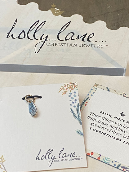 Holly Lane Sterling Silver Love Charm