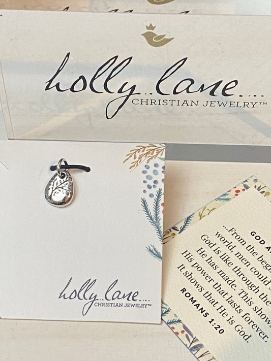 Holly Lane God Around Us Sterling Silver Charm