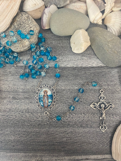 Handmade Stella Maris -Our Lady Star of the Sea Rosary