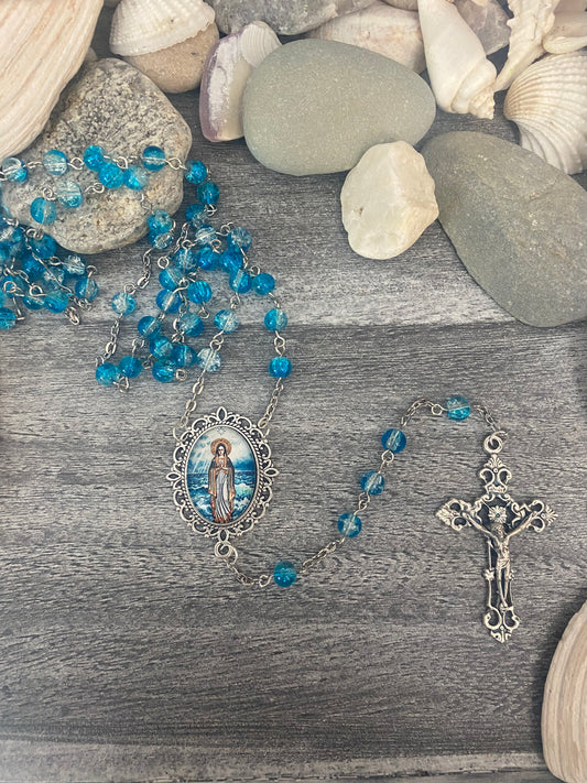 Handmade Stella Maris -Our Lady Star of the Sea Rosary