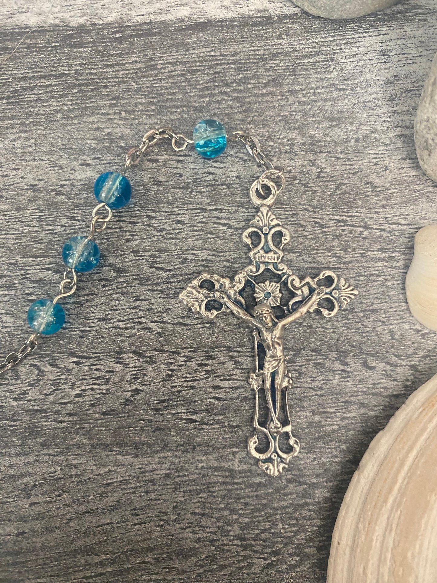 Handmade Stella Maris -Our Lady Star of the Sea Rosary