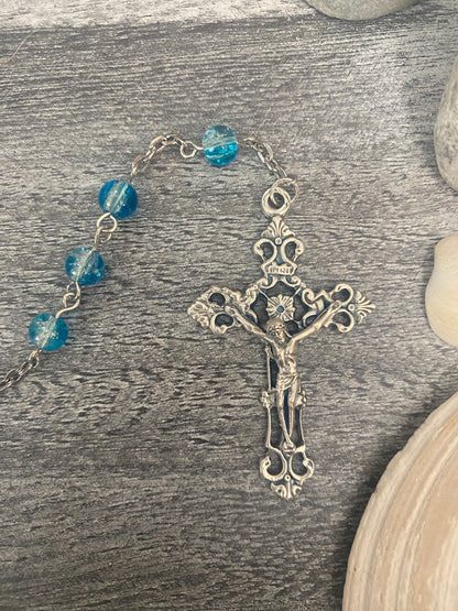 Handmade Stella Maris -Our Lady Star of the Sea Rosary