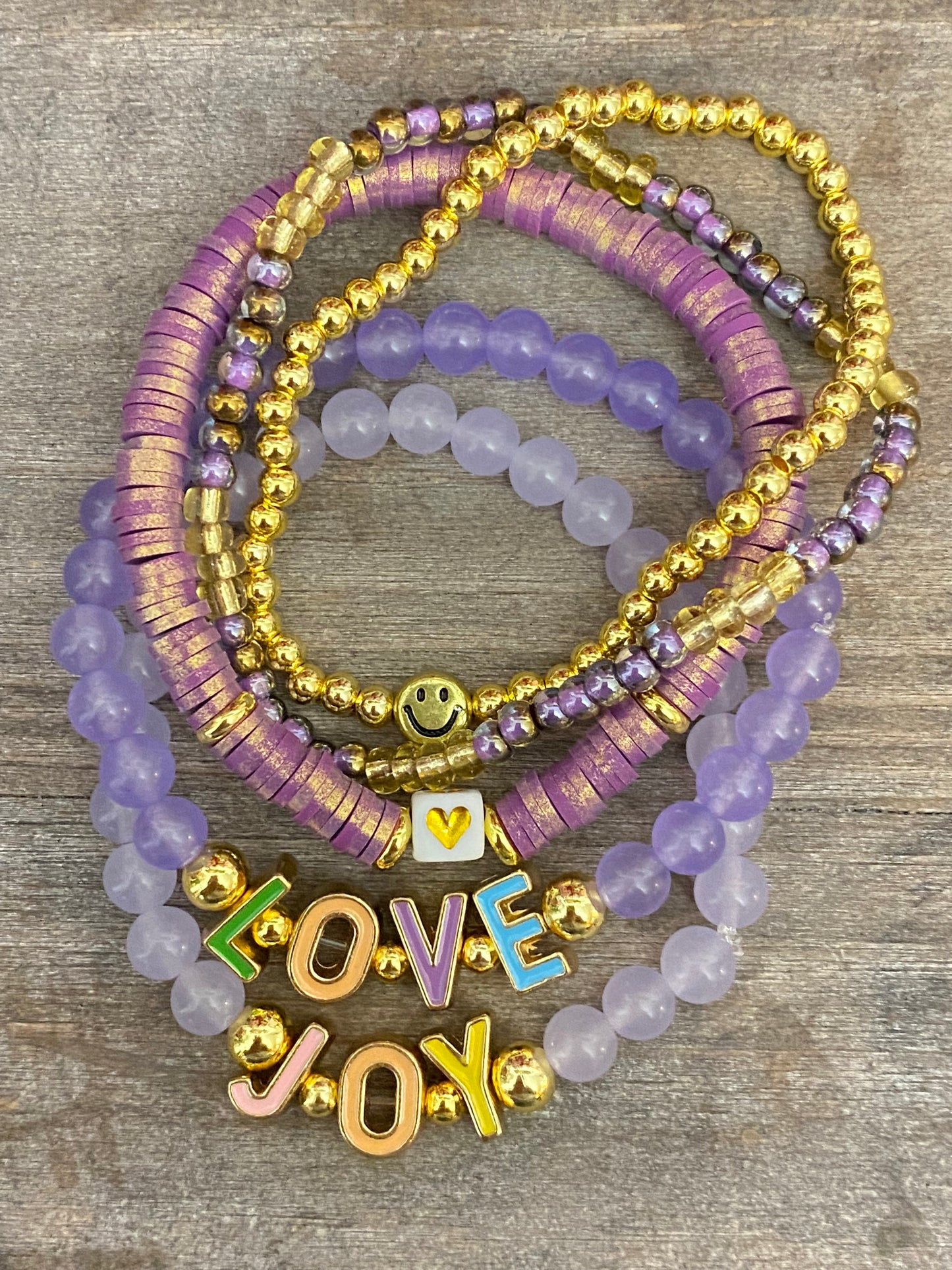 Love & Joy Stack Purple