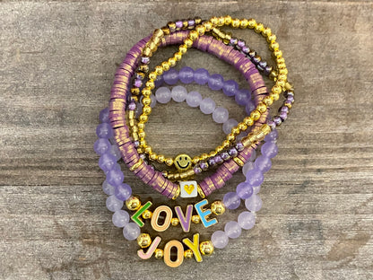 Love & Joy Stack Purple