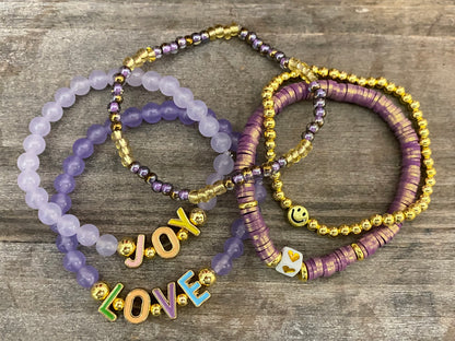 Love & Joy Stack Purple