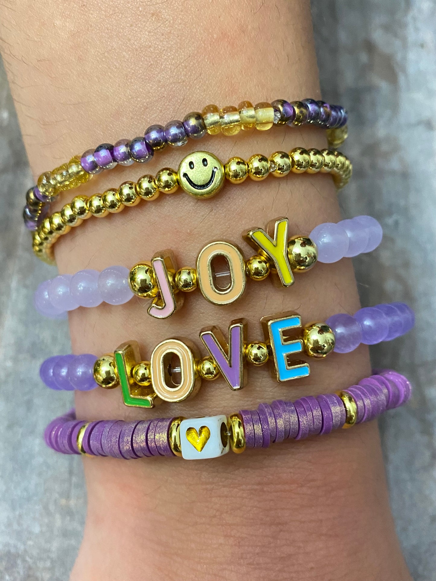 Love & Joy Stack Purple