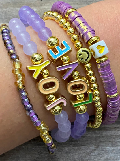 Love & Joy Stack Purple