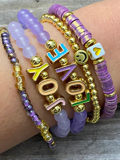 Love & Joy Stack Purple