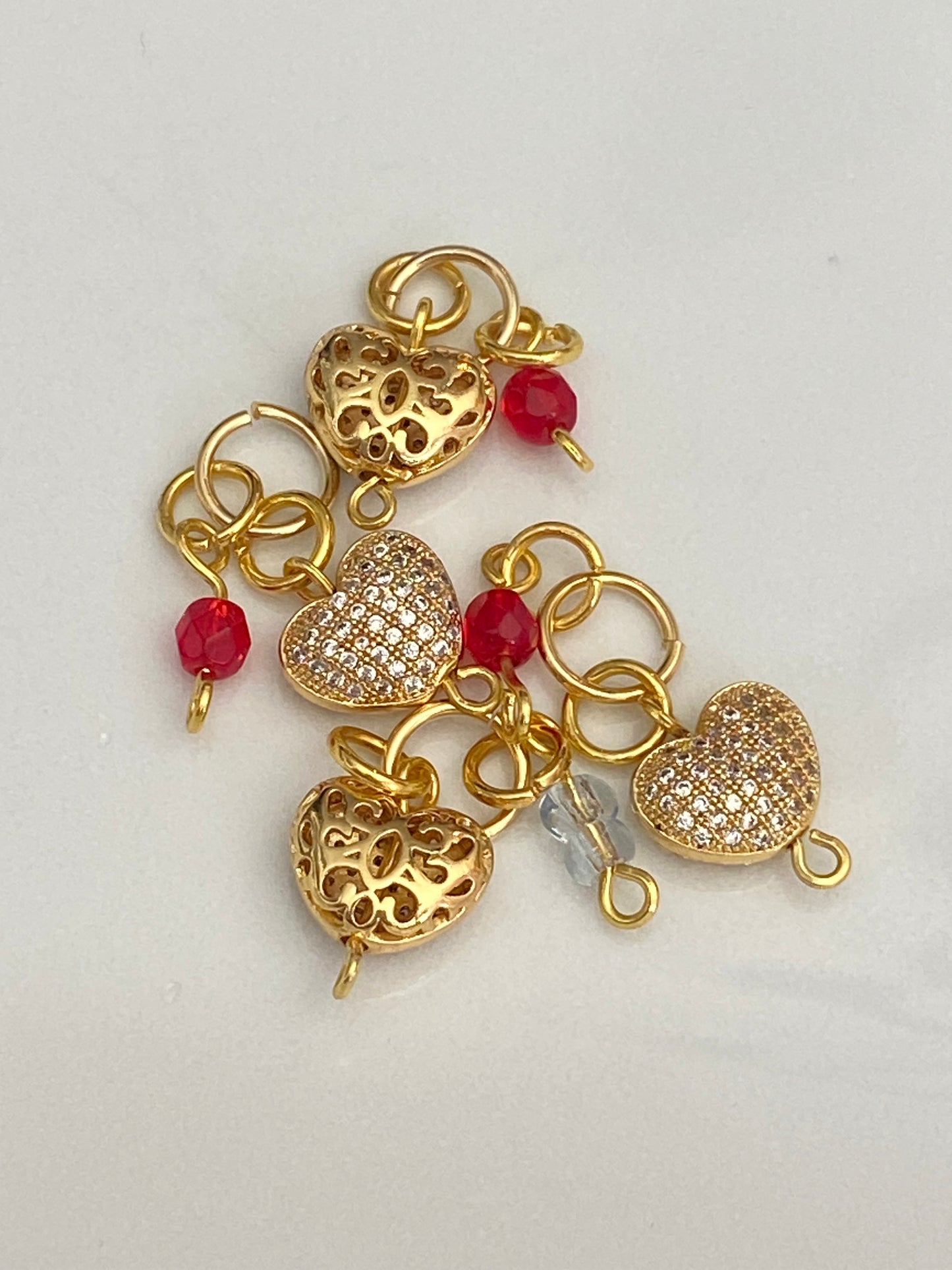 Red Hearts Charm