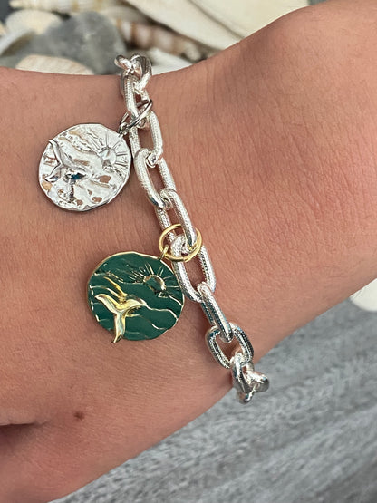 Whale Tail Charm