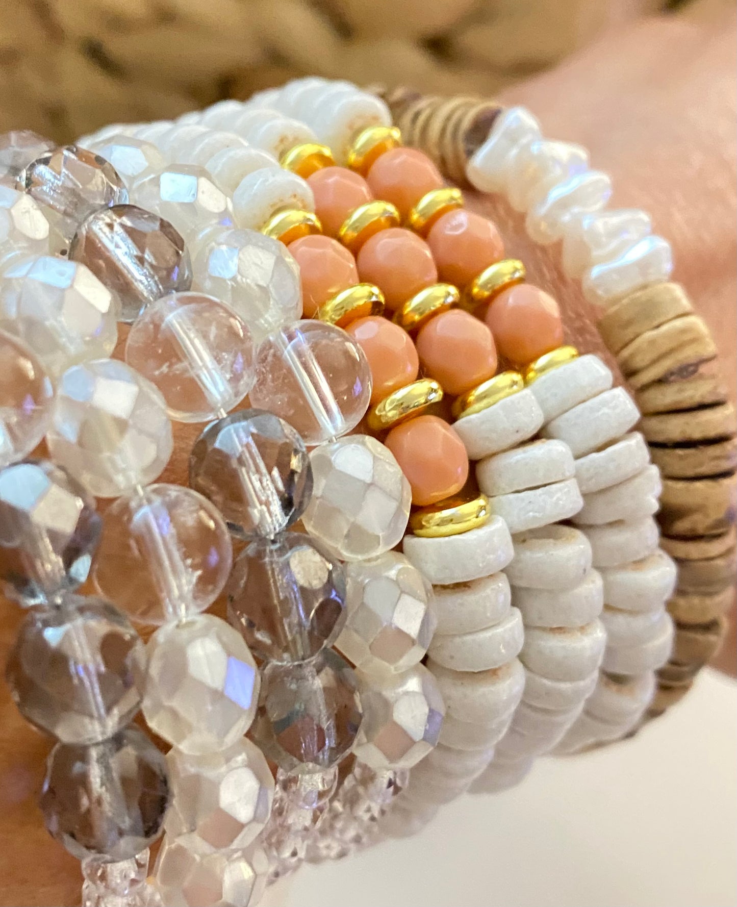 Pumpkin Spice and Everything Nice Bracelet in Bright Crystal