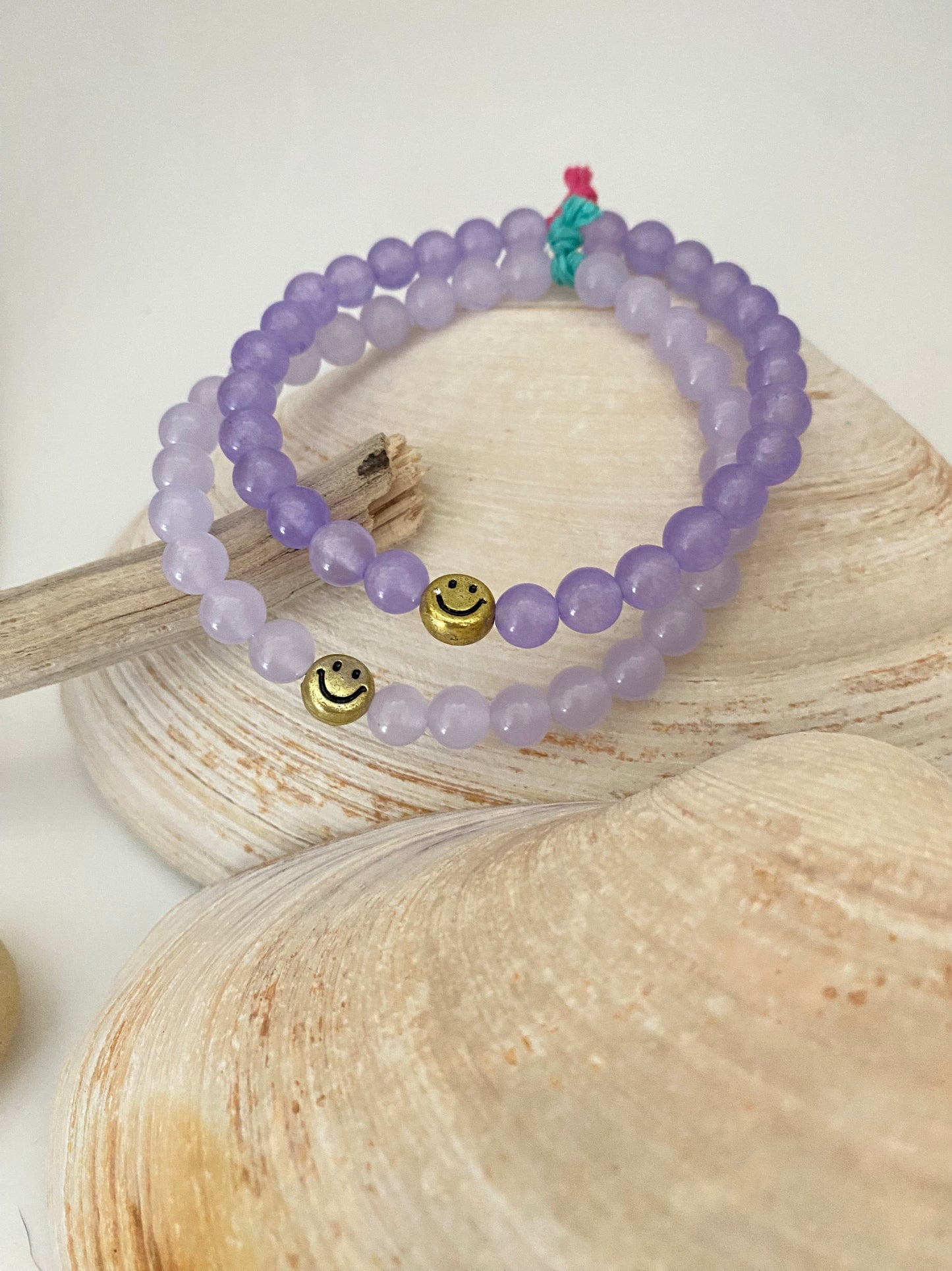 Aromatherapy Bracelet in Lavender Colored Jade