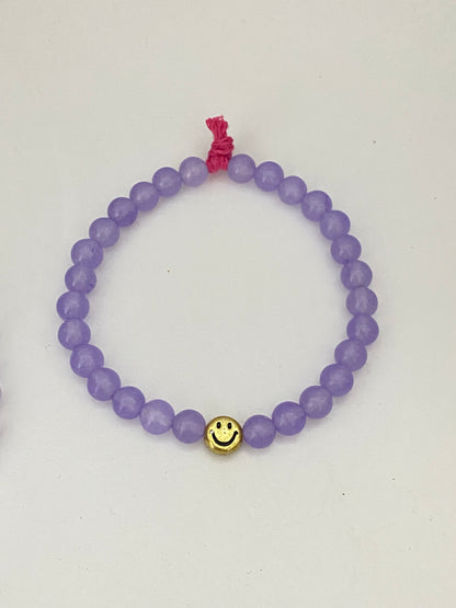 Aromatherapy Bracelet in Light Purple Jade