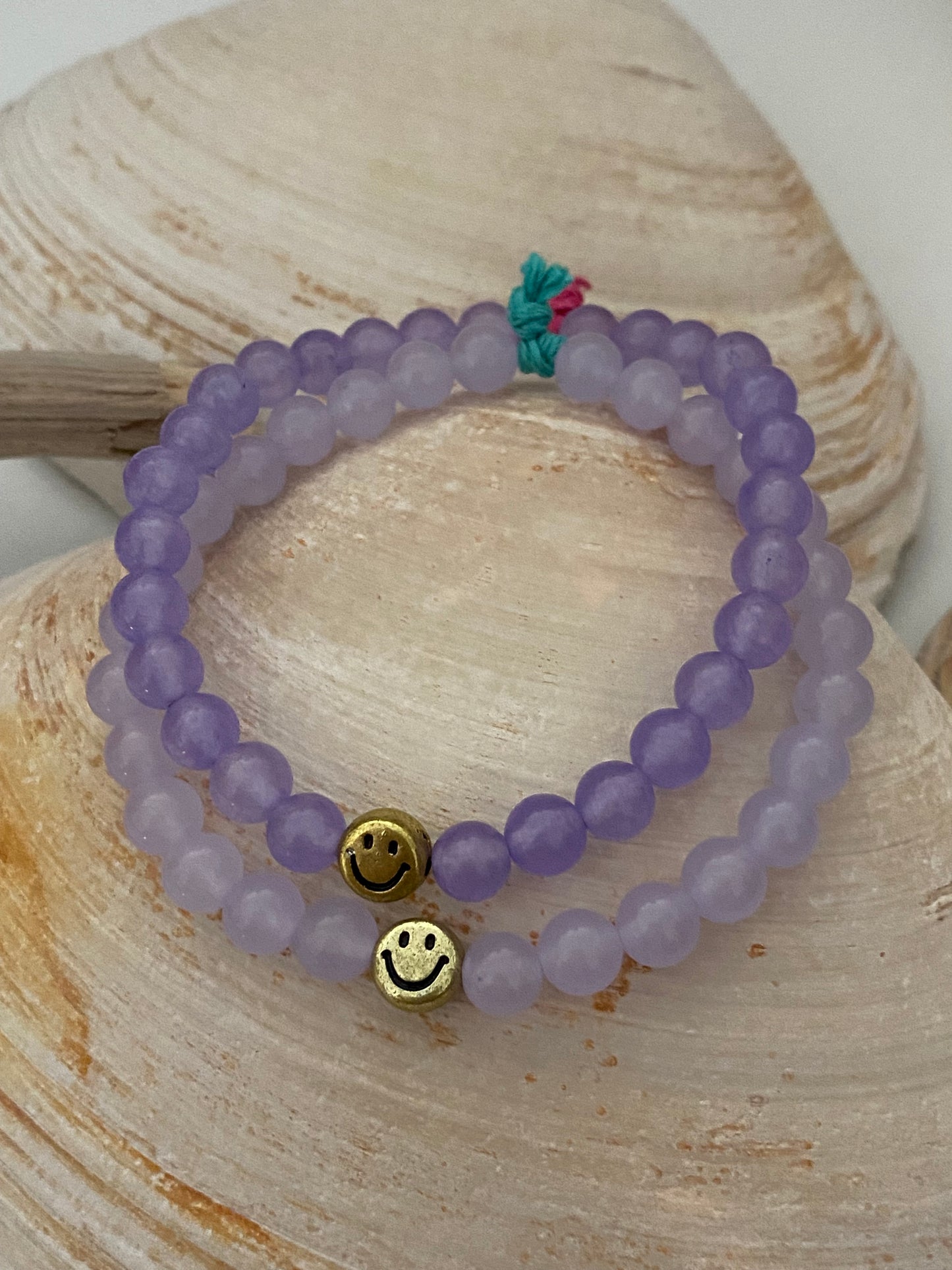 Aromatherapy Bracelet in Light Purple Jade