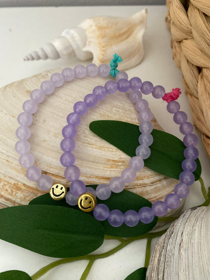 Aromatherapy Bracelet in Lavender Colored Jade