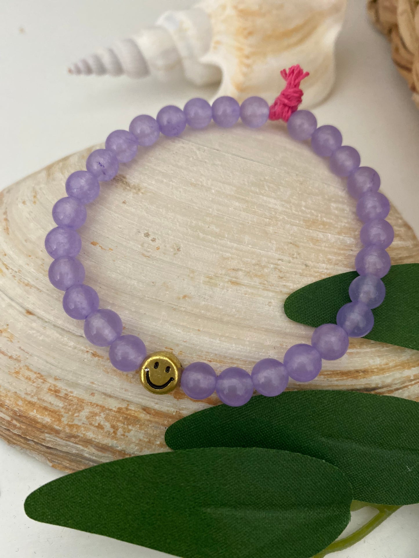 Aromatherapy Bracelet in Light Purple Jade