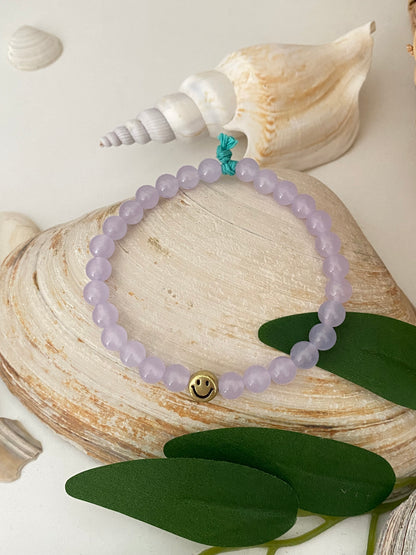 Aromatherapy Bracelet in Lavender Colored Jade