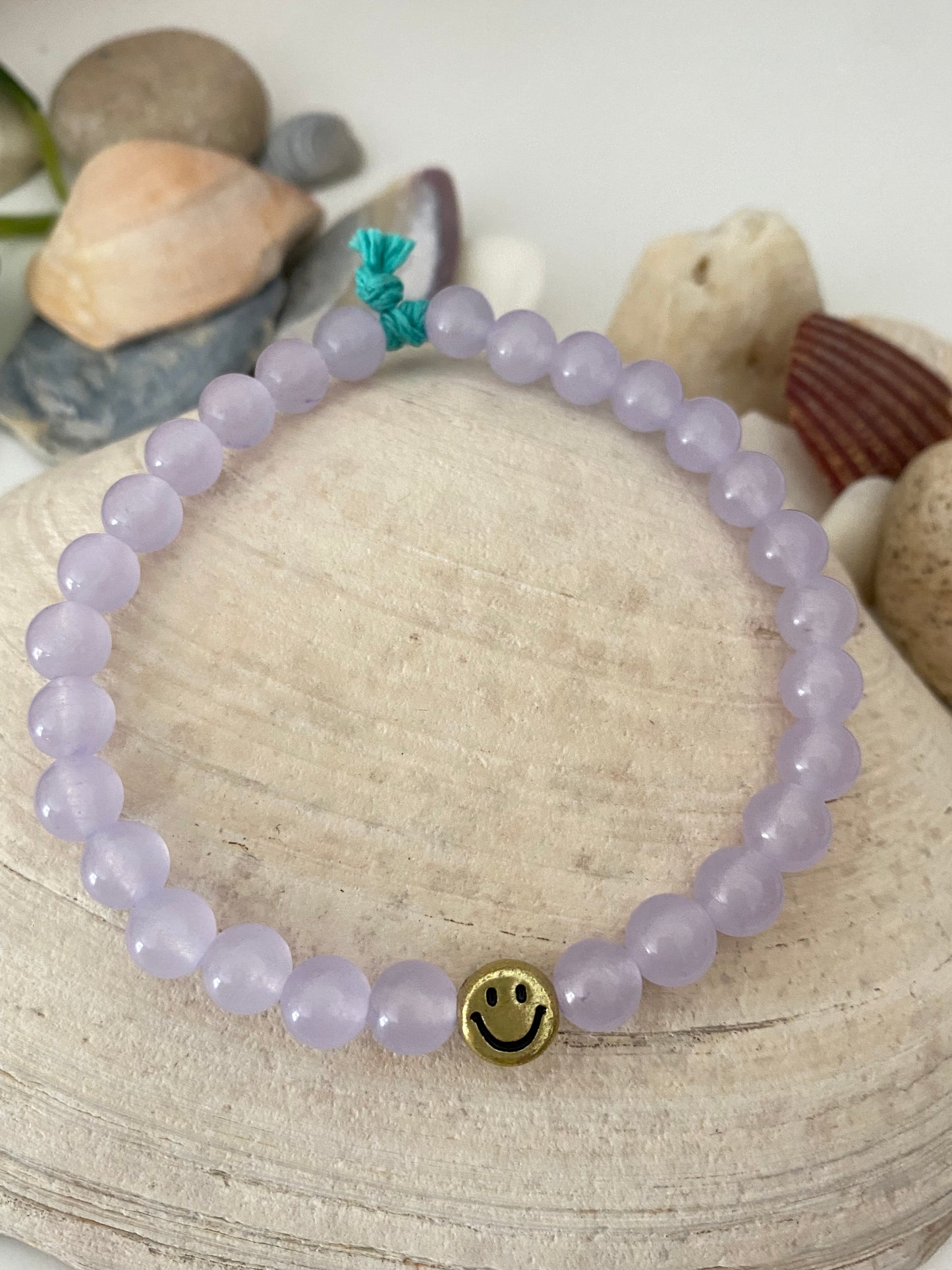 Aromatherapy Bracelet in Lavender Colored Jade