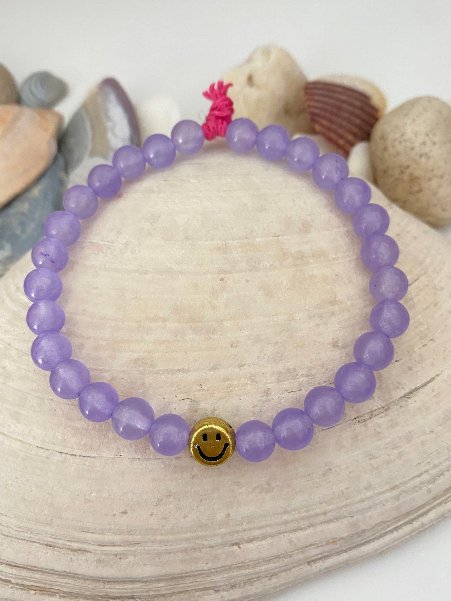 Aromatherapy Bracelet in Light Purple Jade