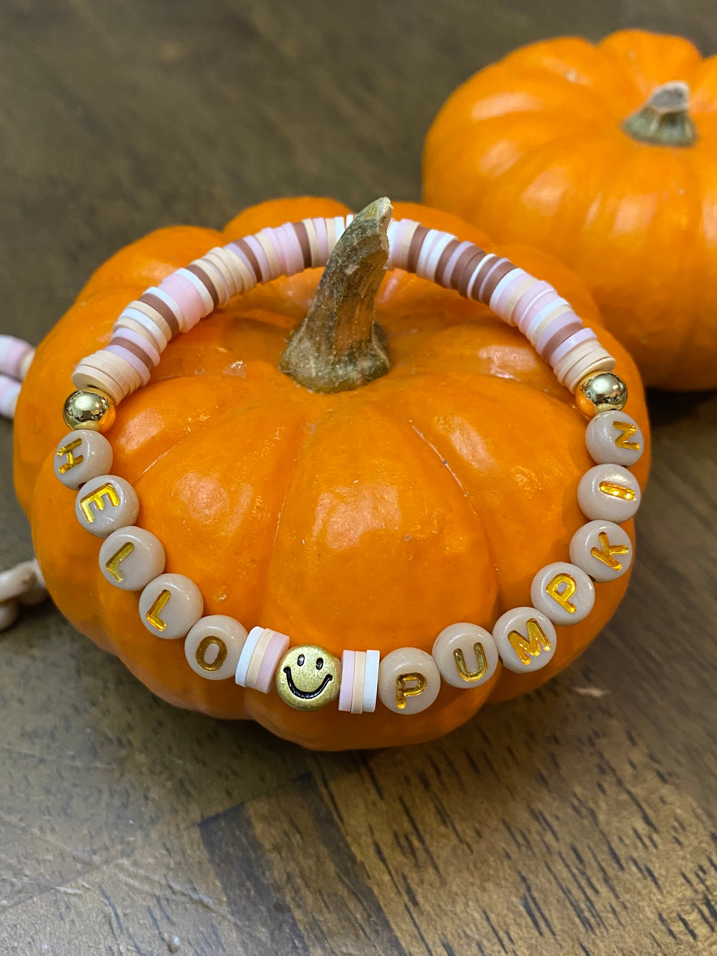 Fall Hello Pumpkin Bracelet