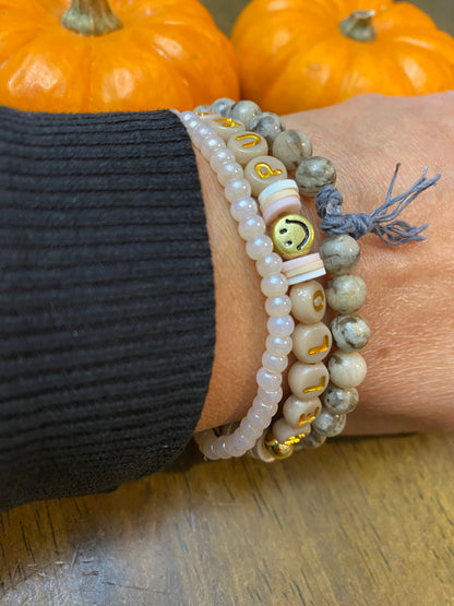 Fall Hello Pumpkin Bracelet