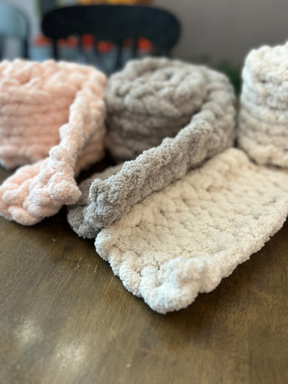 Chunky Hand Knit Scarf