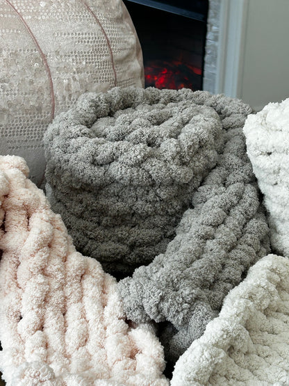 Chunky Hand Knit Scarf
