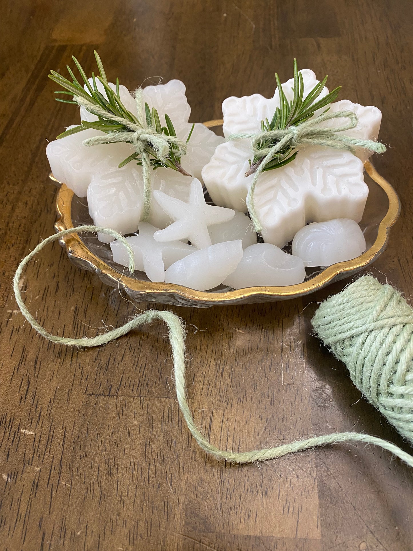 Peppermint Snowflake Soap Bars 2025